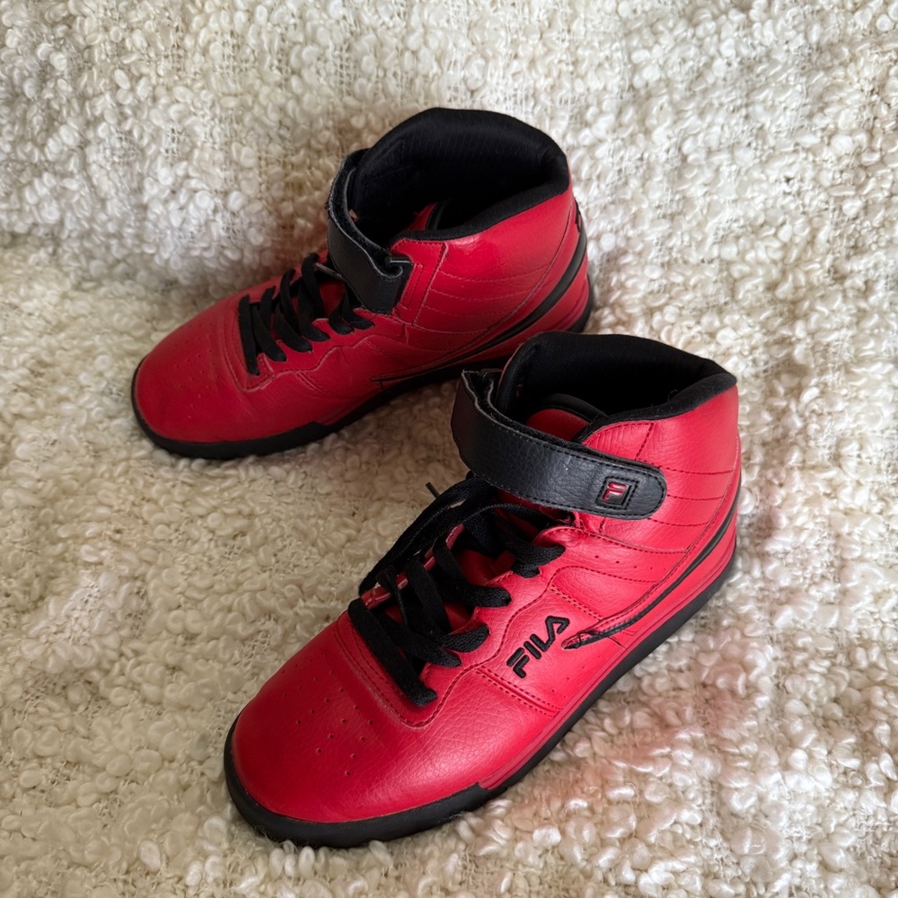 FILA Red Shoes (used, good condition)